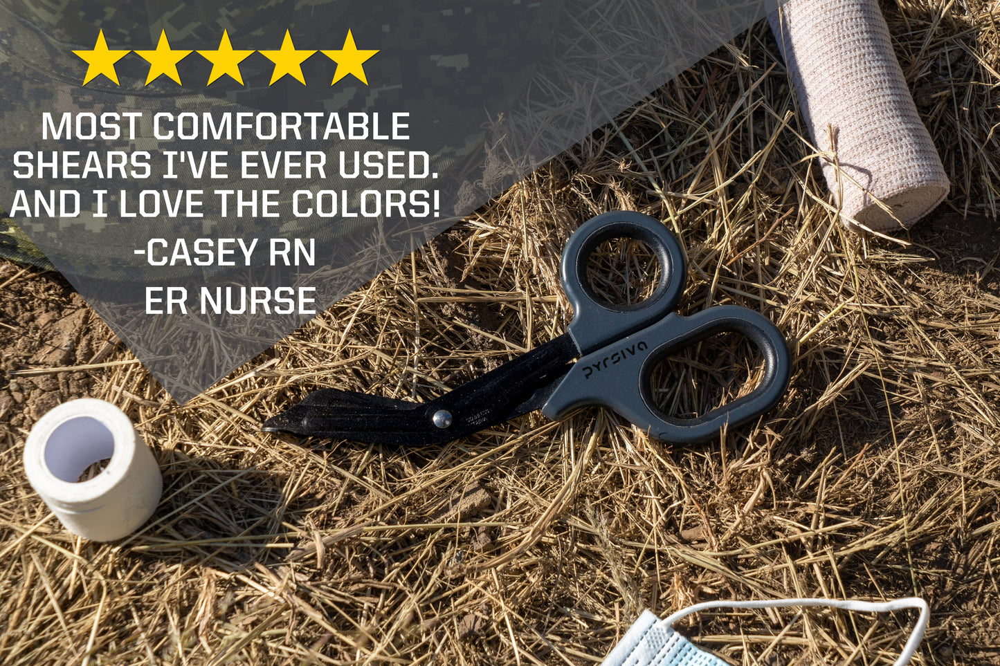 Lite Emergency Trauma Shears by Pyrsiva Medical