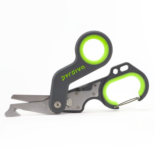 Premium DuraSteel Foldable Trauma Shears by Pyrsiva Medical