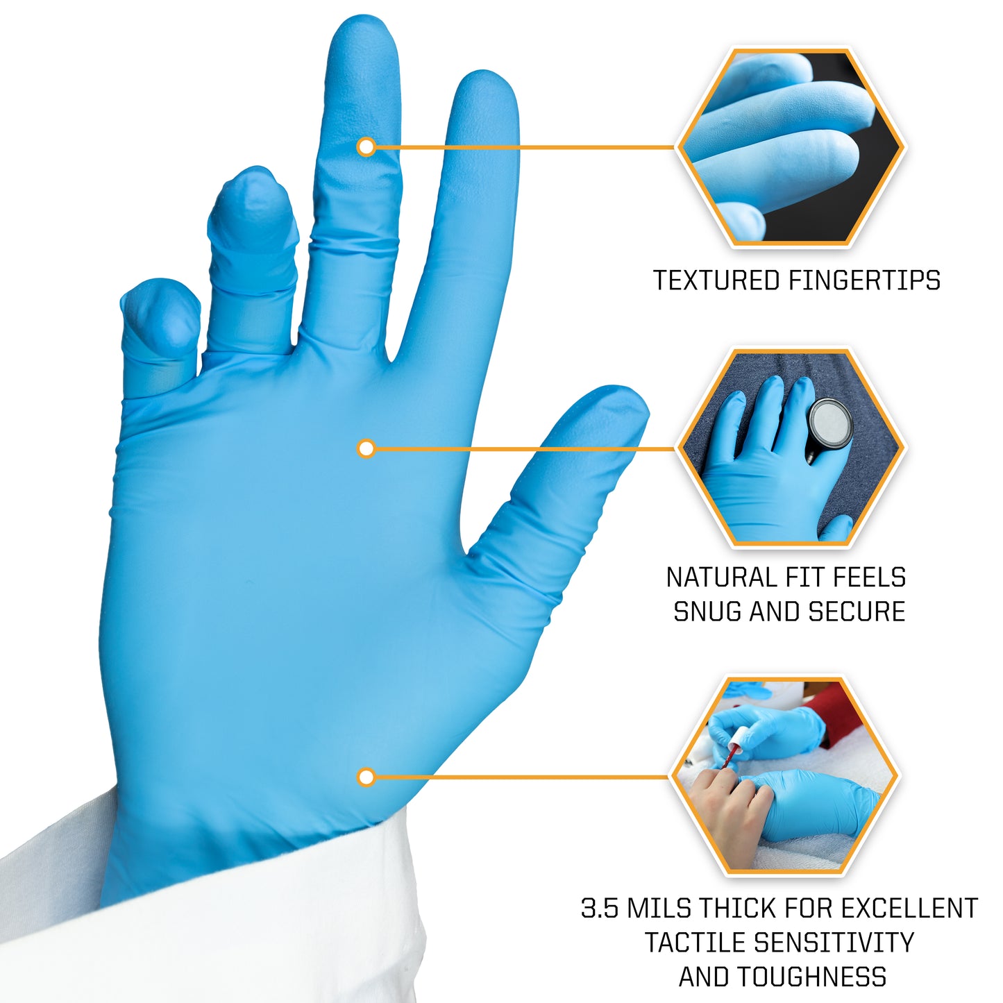 Nitrile Gloves by Pyrsiva Medical