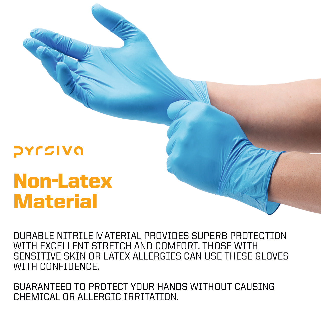 Nitrile Gloves by Pyrsiva Medical
